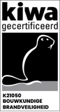 Kiwa gecertificeerd - K21050 bouwkundige brandveiligheid